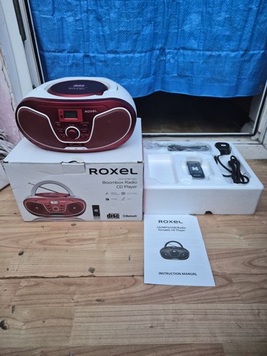 Roxel boombox player with - cd,